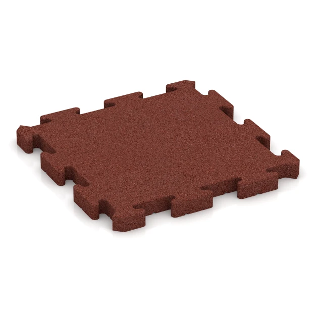 Terrastegel von WARCO im Farbdesign Baksteenrood mit den Abmessungen 50 x 50 x 4 cm | 0,25 m². Produktfoto von Artikel 2967 in der Aufsicht von schräg vorne.