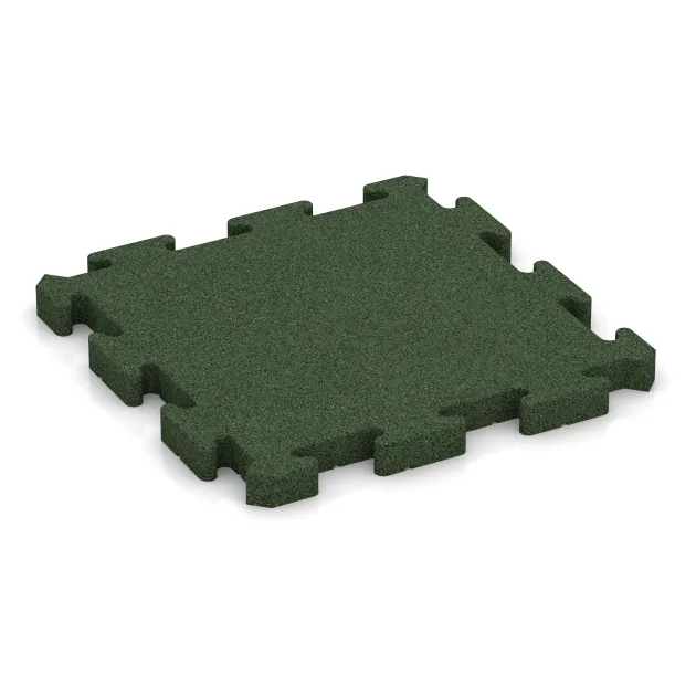 Loopbrug von WARCO im Farbdesign Grasgroen mit den Abmessungen 500 x 500 x 40 mm. Produktfoto von Artikel 2980 in der Aufsicht von schräg vorne.