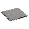 Fitness Vloerbeschermingsmat HD von WARCO im Farbdesign Grijs melange mit den Abmessungen 100 x 100 x 4 cm | 1,00 m². Produktfoto von Artikel 4584 in der Aufsicht von schräg vorne.