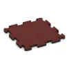 Buiten vlondertegel von WARCO im Farbdesign Koraalrood mit den Abmessungen 500 x 500 x 30 mm. Produktfoto von Artikel 4633 in der Aufsicht von schräg vorne.
