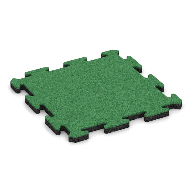 Buiten vlondertegel von WARCO im Farbdesign Meigroen mit den Abmessungen 500 x 500 x 30 mm. Produktfoto von Artikel 5241 in der Aufsicht von schräg vorne.