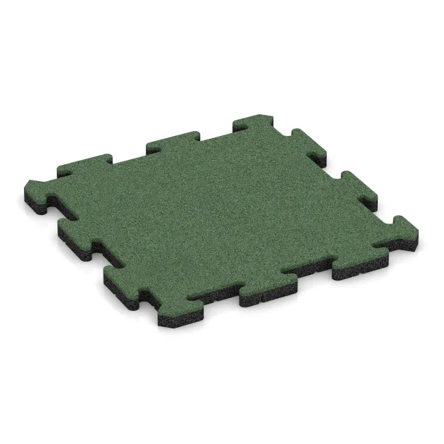 Buiten vlondertegel von WARCO im Farbdesign Bleekgroen mit den Abmessungen 500 x 500 x 30 mm. Produktfoto von Artikel 5240 in der Aufsicht von schräg vorne.