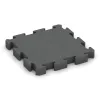 Rubberen straattegels von WARCO im Farbdesign Leigrijs mit den Abmessungen 500 x 500 x 60 mm. Produktfoto von Artikel 3189 in der Aufsicht von schräg vorne.