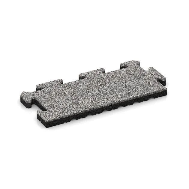 Randtegel HD von WARCO im Farbdesign Grijs Melange mit den Abmessungen 500 x 235 x 30 mm. Produktfoto von Artikel 4849 in der Aufsicht von schräg vorne.