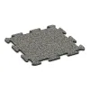 Zwembadrandtegel von WARCO im Farbdesign Grijs Graniet mit den Abmessungen 500 x 500 x 18 mm. Produktfoto von Artikel 0125 in der Aufsicht von schräg vorne.