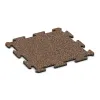 Zwembadrandtegel von WARCO im Farbdesign Schors & Bast mit den Abmessungen 500 x 500 x 18 mm. Produktfoto von Artikel 0129 in der Aufsicht von schräg vorne.