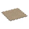 Sportvloerplaat HD 1,8 cm von WARCO im Farbdesign Travertin mit den Abmessungen 1000 x 1000 x 18 mm. Produktfoto von Artikel 0224 in der Aufsicht von schräg vorne.
