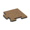 Hoektegel HD von WARCO im Farbdesign Rattan Lounge mit den Abmessungen 235 x 235 x 18 mm. Produktfoto von Artikel 4733 in der Aufsicht von schräg vorne.