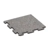Hoektegel von WARCO im Farbdesign Grijs Melange mit den Abmessungen 485 x 485 x 18 mm. Produktfoto von Artikel 4686 in der Aufsicht von schräg vorne.