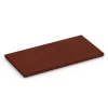 Stallplatte von WARCO im Farbdesign Baksteenrood mit den Abmessungen 100 x 50 x 4 cm. Produktfoto von Artikel 6647 in der Aufsicht von schräg vorne.