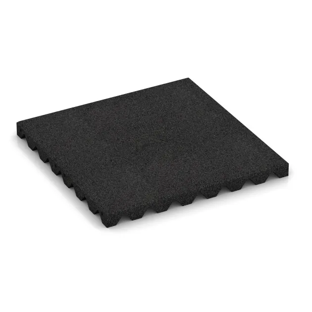 Valtegel von WARCO im Farbdesign Anthraciet mit den Abmessungen 500 x 500 x 40 mm. Produktfoto von Artikel 0622 in der Aufsicht von schräg vorne.