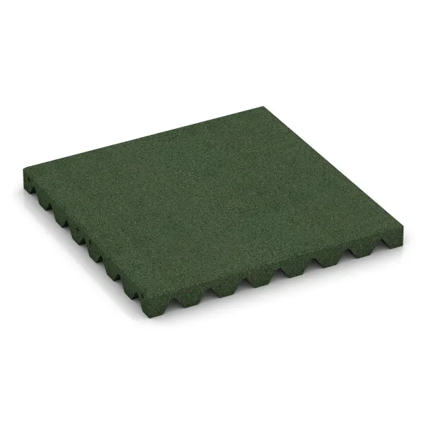Geluidsisolatiepaneel von WARCO im Farbdesign Grasgroen mit den Abmessungen 500 x 500 x 45 mm. Produktfoto von Artikel 3864 in der Aufsicht von schräg vorne.