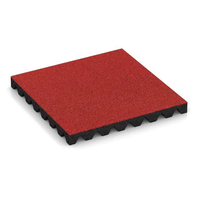 Valtegel von WARCO im Farbdesign Roos mit den Abmessungen 500 x 500 x 50 mm. Produktfoto von Artikel 0689 in der Aufsicht von schräg vorne.