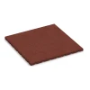 Hondenligmat von WARCO im Farbdesign Baksteenrood mit den Abmessungen 50 × 50 × 2,5 cm. Produktfoto von Artikel 3966 in der Aufsicht von schräg vorne.