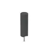Rubber Palissade von WARCO im Farbdesign Leigrijs mit den Abmessungen ø 250 x 800 mm. Produktfoto von Artikel 2565 in der Aufsicht von schräg vorne.