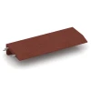 Rubber randafdekking von WARCO im Farbdesign Baksteenrood mit den Abmessungen 100 × 40 cm | 5/15 cm. Produktfoto von Artikel 2606 in der Aufsicht von schräg vorne.