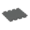 Rubberen bestratingsmat von WARCO im Farbdesign Leigrijs mit den Abmessungen 1120 x 1000 x 43 mm. Produktfoto von Artikel 3548 in der Aufsicht von schräg vorne.