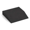 Randplaat (één zijde afgeschuind) von WARCO im Farbdesign Zwart mit den Abmessungen 500 x 500 x 100 mm. Produktfoto von Artikel 3837 in der Aufsicht von schräg vorne.