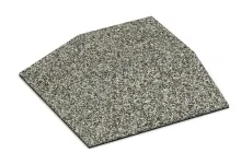 Hoekpaneel (twee zijden afgeschuind)