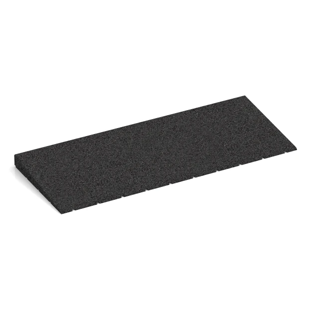 Drempelhulp 75 cm von WARCO im Farbdesign Antraciet mit den Abmessungen 75 x 30 cm | 8 < 40 mm. Produktfoto von Artikel 2428 in der Aufsicht von schräg vorne.