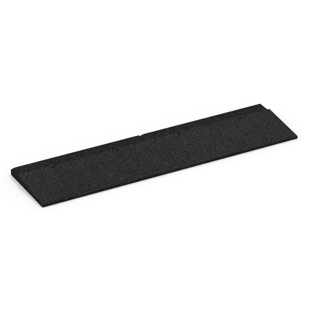 Drempelhulp von WARCO im Farbdesign Antraciet mit den Abmessungen 100 × 25 cm | 1 < 3 cm. Produktfoto von Artikel 6595 in der Aufsicht von schräg vorne.