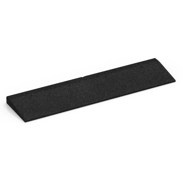 Drempelhulp von WARCO im Farbdesign Antraciet mit den Abmessungen 100 x 25 cm | 10 < 50 mm. Produktfoto von Artikel 6598 in der Aufsicht von schräg vorne.