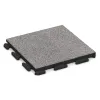 Terrastegel Classic von WARCO im Farbdesign Grijs Melange mit den Abmessungen 500 x 500 x 40 mm. Produktfoto von Artikel 4622 in der Aufsicht von schräg vorne.