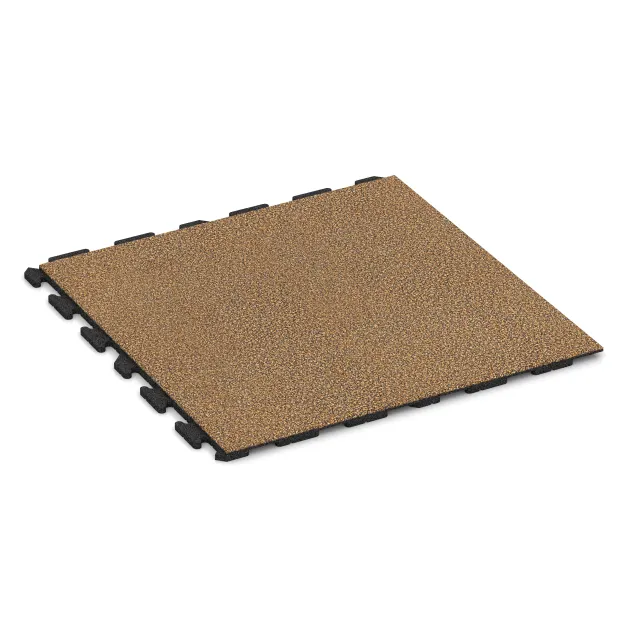 Eventvloer von WARCO im Farbdesign Rattan Lounge mit den Abmessungen 1000 x 1000 x 30 mm. Produktfoto von Artikel 5772 in der Aufsicht von schräg vorne.