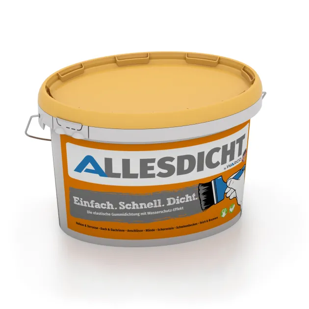 ALLESDICHT – De rubberen afdichting uit een emmer von WARCO im Farbdesign Grijs mit den Abmessungen 3 kg. Produktfoto von Artikel 0002 in der Aufsicht von schräg vorne.