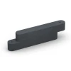 Rubberen opsluitband von WARCO im Farbdesign Leisteengrijs mit den Abmessungen 100 x 15 x 30 cm. Produktfoto von Artikel 6642 in der Aufsicht von schräg vorne.