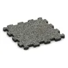 Fitnessmat Premium 2 cm von WARCO im Farbdesign Grijs Graniet mit den Abmessungen 306 x 306 x 20 mm. Produktfoto von Artikel 3721 in der Aufsicht von schräg vorne.