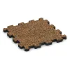 Fitnessmat Premium 2 cm von WARCO im Farbdesign Terra Cotta mit den Abmessungen 306 x 306 x 20 mm. Produktfoto von Artikel 3714 in der Aufsicht von schräg vorne.