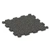 Fitnessvloer Compact von WARCO im Farbdesign Donkergrijs Graniet mit den Abmessungen 485 x 485 x 16 mm. Produktfoto von Artikel 0958 in der Aufsicht von schräg vorne.