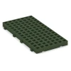 Valtegel grasrooster speelplaats von WARCO im Farbdesign Grasgroen mit den Abmessungen 100 × 50 × 6,5 cm. Produktfoto von Artikel 6118 in der Aufsicht von schräg vorne.