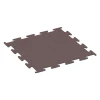 Fitness Performance Elite Trainingsvloer von WARCO im Farbdesign Mineraalrood mit den Abmessungen 100 x 100 x 1 cm | 1,00 m². Produktfoto von Artikel 6145 in der Aufsicht von schräg vorne.