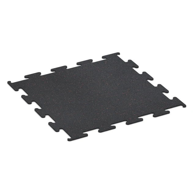 Fitness Performance Elite Trainingsvloer von WARCO im Farbdesign Licht Rood Gespikkeld mit den Abmessungen 100 x 100 x 1 cm | 1,00 m². Produktfoto von Artikel 3753 in der Aufsicht von schräg vorne.
