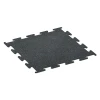 Fitness Performance Elite Trainingsvloer von WARCO im Farbdesign Licht blauw gespikkeld mit den Abmessungen 100 x 100 x 1 cm | 1,00 m². Produktfoto von Artikel 3754 in der Aufsicht von schräg vorne.