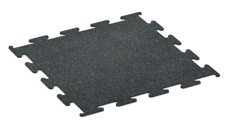 Licht blauw gespikkeld