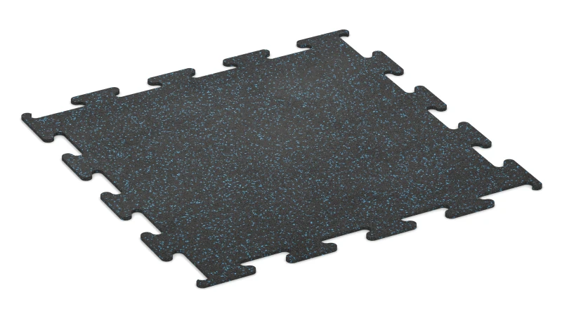 Licht blauw gespikkeld