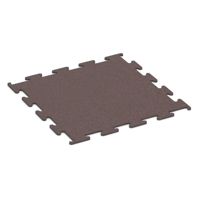 Fitness Performance Elite sportvloer von WARCO im Farbdesign Mineraalrood mit den Abmessungen 100 x 100 x 1,5 cm | 1,00 m². Produktfoto von Artikel 6147 in der Aufsicht von schräg vorne.