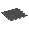 Fitness Performance Elite Trainingsvloer von WARCO im Farbdesign Licht Grijs Gespeckeld mit den Abmessungen 1000 x 1000 x 15 mm. Produktfoto von Artikel 3777 in der Aufsicht von schräg vorne.