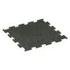Fitness Performance Elite Trainingsvloer von WARCO im Farbdesign Licht Groen Gespikkeld mit den Abmessungen 1000 x 1000 x 15 mm. Produktfoto von Artikel 3759 in der Aufsicht von schräg vorne.