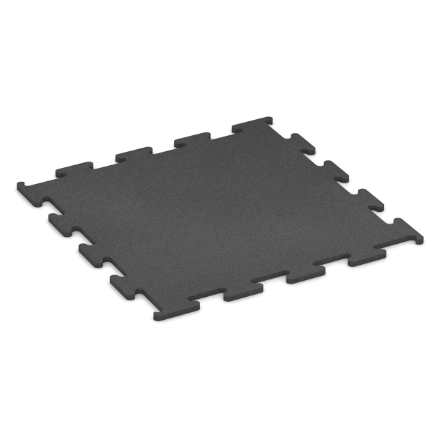 Fitness Performance Elite sportvloer von WARCO im Farbdesign Antraciet mit den Abmessungen 100 x 100 x 2 cm | 1,00 m². Produktfoto von Artikel 3748 in der Aufsicht von schräg vorne.