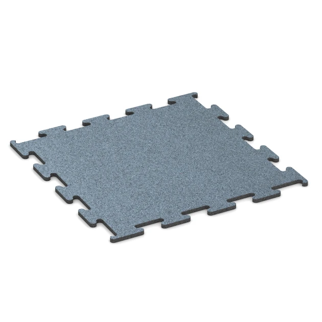 Fitness Performance Elite sportvloer von WARCO im Farbdesign Oudzilver mit den Abmessungen 50 x 50 x 1 cm | 0,25 m². Produktfoto von Artikel 6164 in der Aufsicht von schräg vorne.