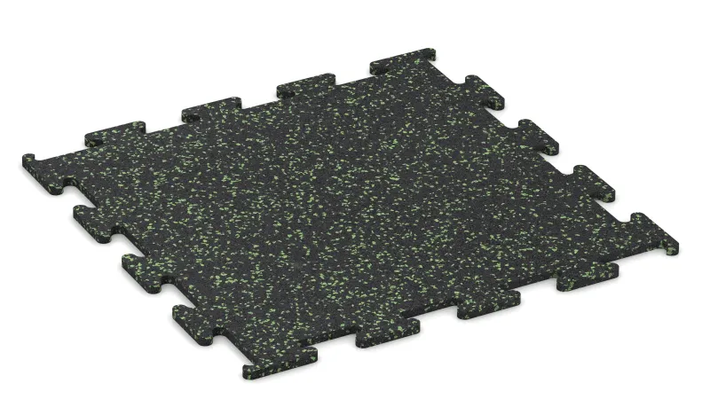 Licht Groen Gespikkeld