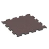 Fitness Performance Elite sportvloer von WARCO im Farbdesign Mineraalrood mit den Abmessungen 50 x 50 x 1,5 cm | 0,25 m². Produktfoto von Artikel 6153 in der Aufsicht von schräg vorne.