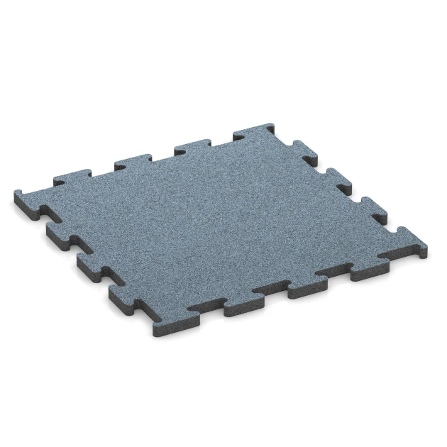 Fitness Performance Elite Trainingsvloer von WARCO im Farbdesign Oud zilver mit den Abmessungen 50 x 50 x 2 cm | 0,25 m². Produktfoto von Artikel 6168 in der Aufsicht von schräg vorne.