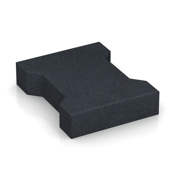 H-klinkers von WARCO im Farbdesign Leisteengrijs mit den Abmessungen 20 × 16,5 × 4,3 cm | 0,0278 m². Produktfoto von Artikel 6378 in der Aufsicht von schräg vorne.