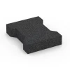H-klinkers von WARCO im Farbdesign Antraciet mit den Abmessungen 20 x 16,5 x 4,5 cm | 0,0278 m². Produktfoto von Artikel 7068 in der Aufsicht von schräg vorne.