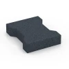 H-klinkers von WARCO im Farbdesign Leisteengrijs mit den Abmessungen 20 x 16,5 x 4,5 cm | 0,0278 m². Produktfoto von Artikel 7071 in der Aufsicht von schräg vorne.
